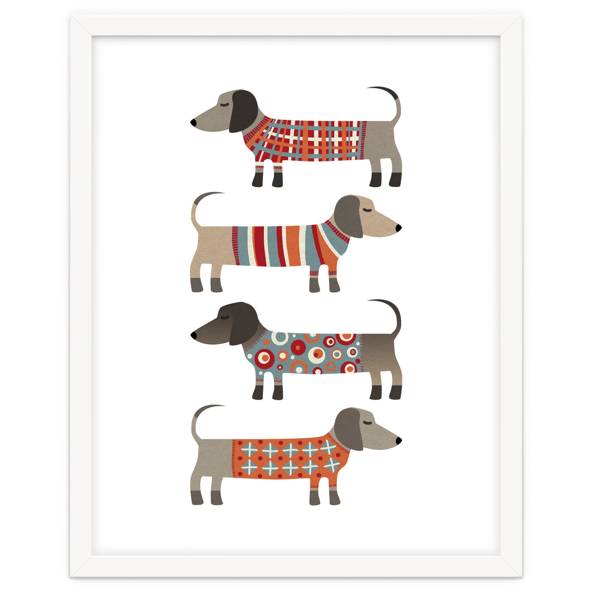 Sausage Dogs In Sweaters