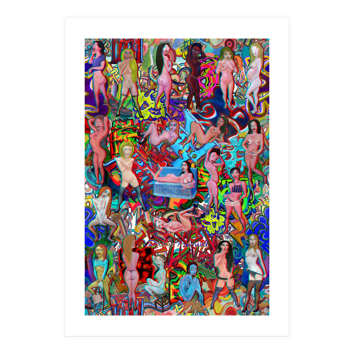 Chicas 3d 3 (Print Only)