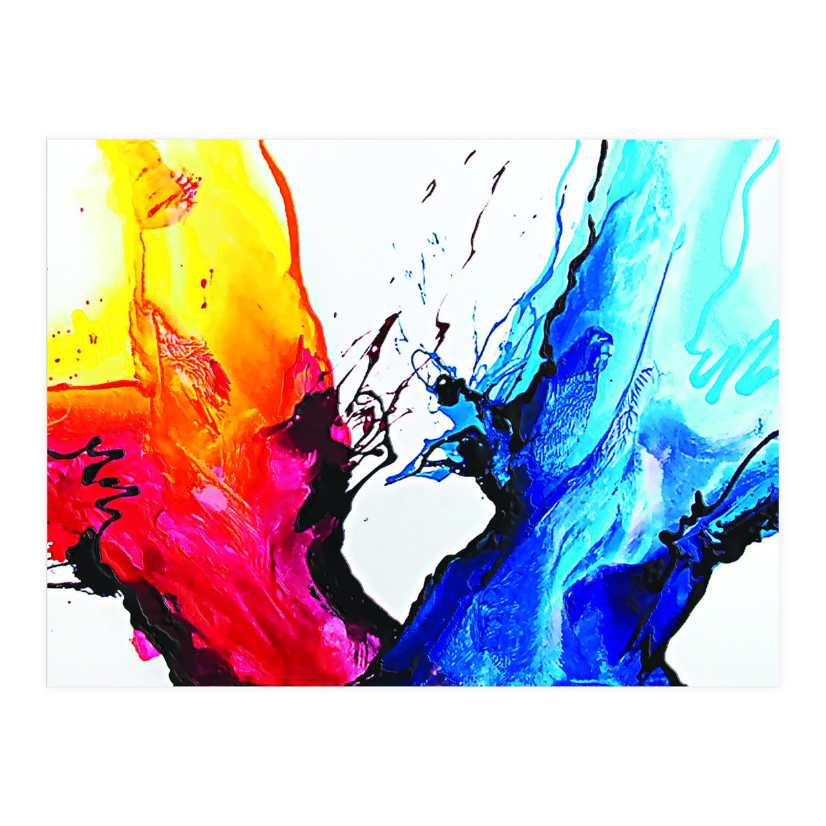 Abstract Art Britto - Qb292 (Print Only)