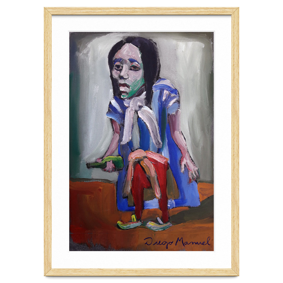 The fan, people from the neighborhood