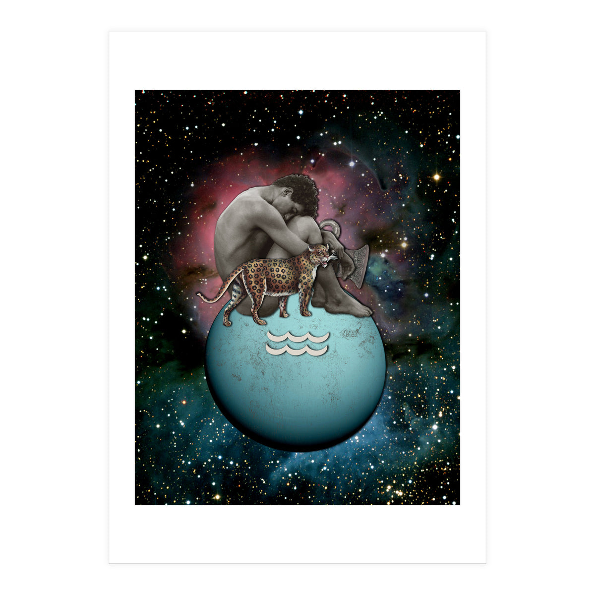 Aquarius  Zodiac Sign (Print Only)