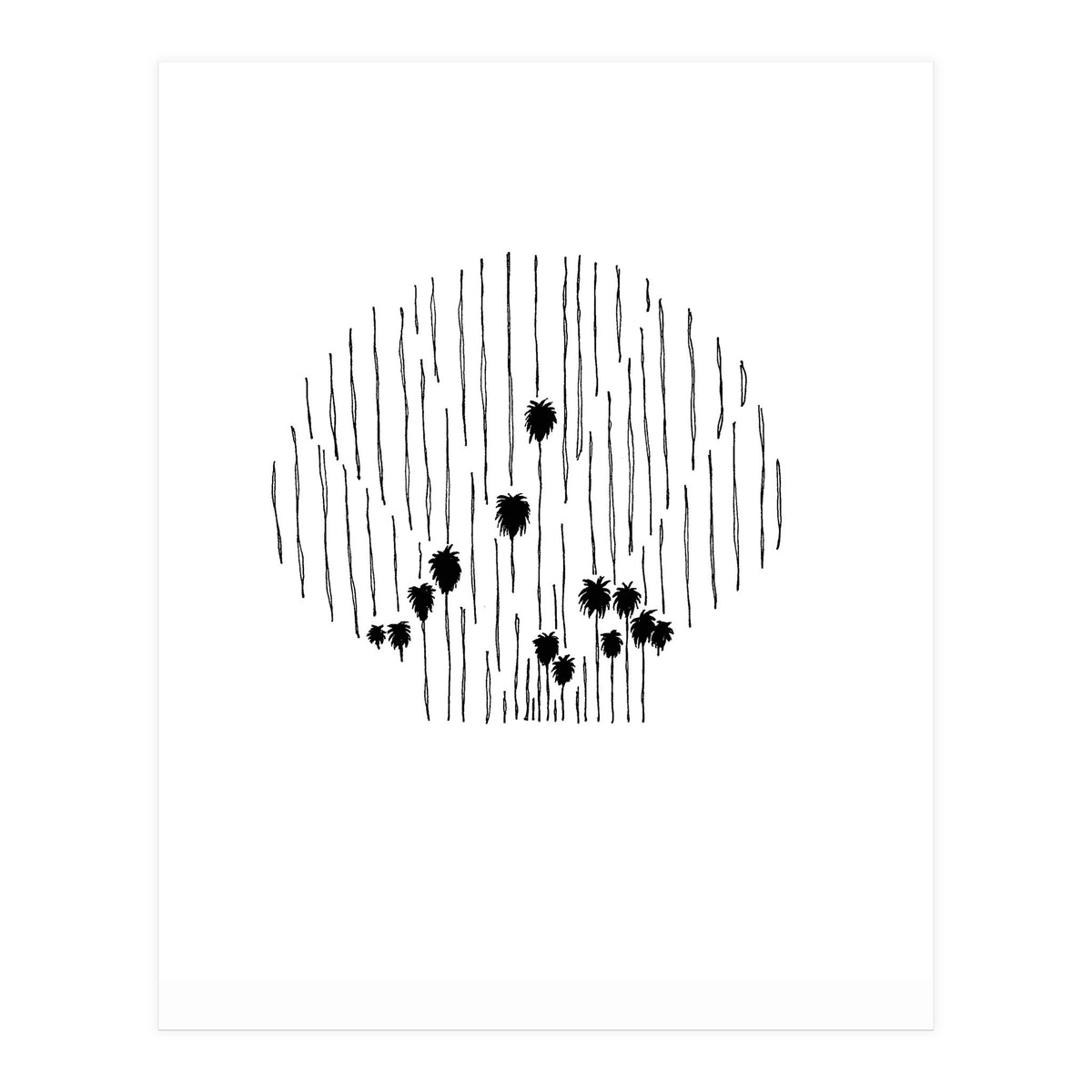 Salt&surf Palmtree Scallop (Print Only)