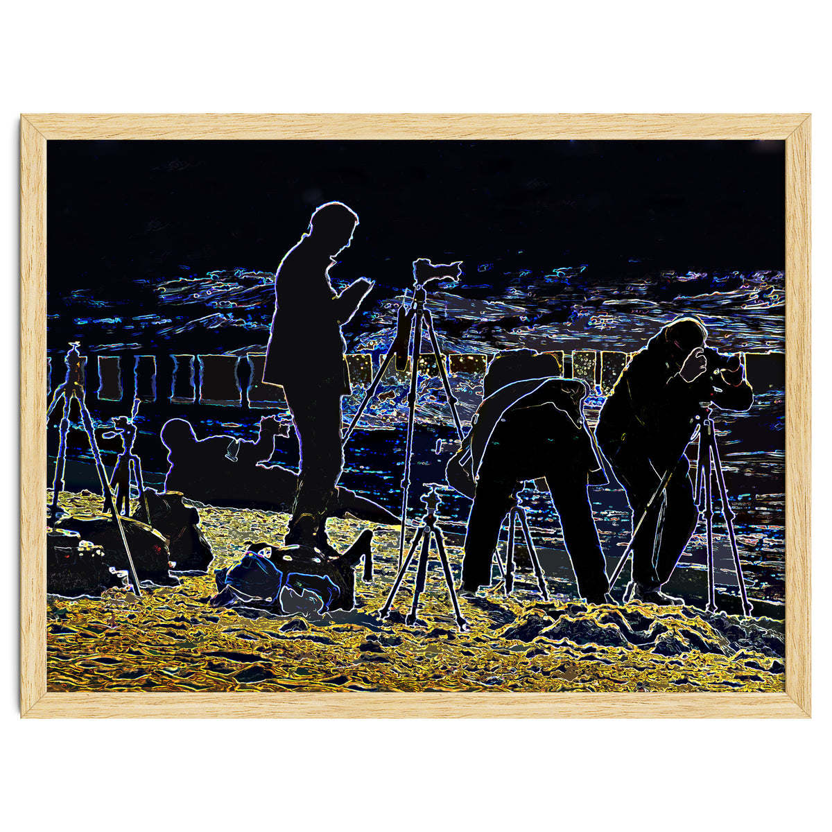 Photographers at the beach