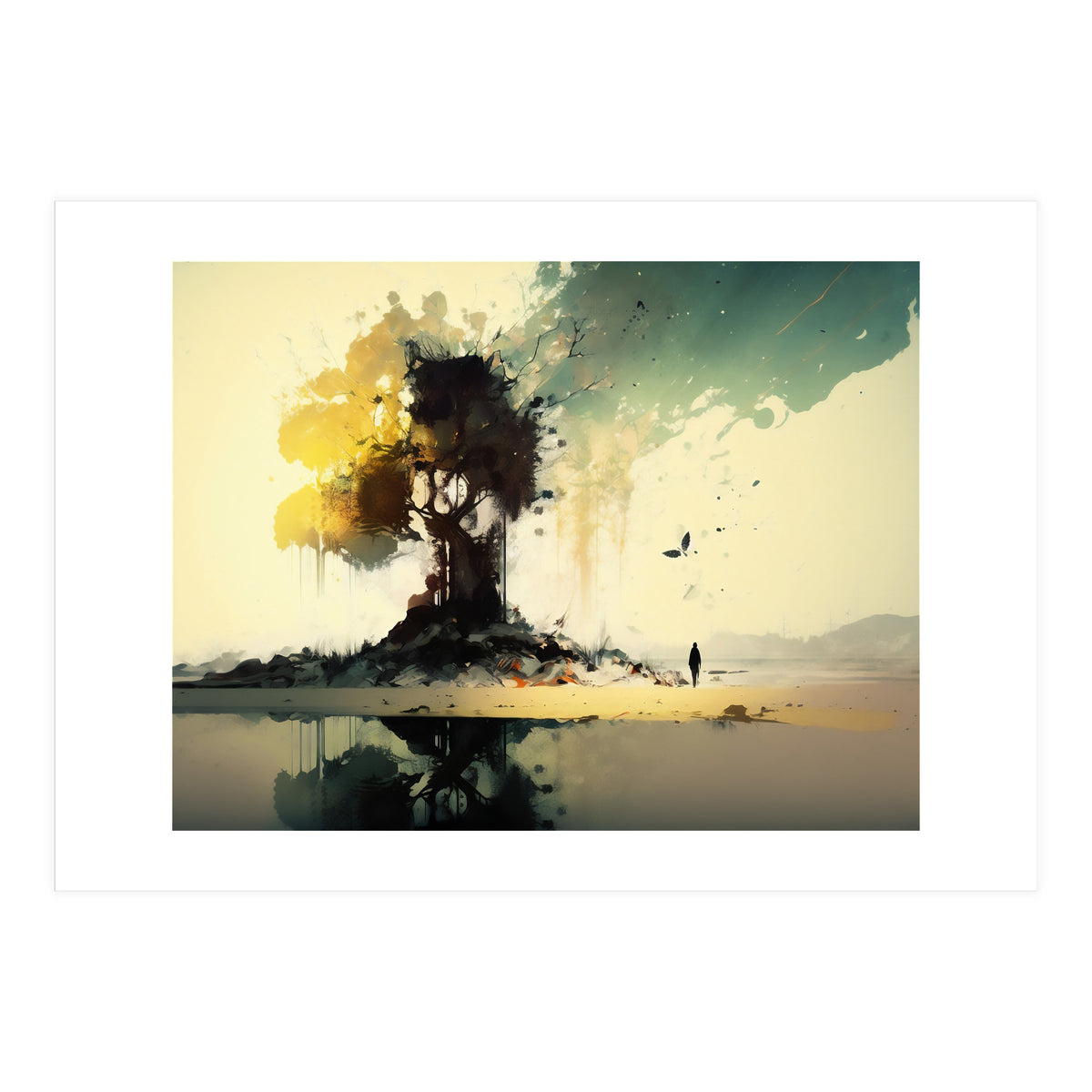 Tree Abstract Painting (Print Only)