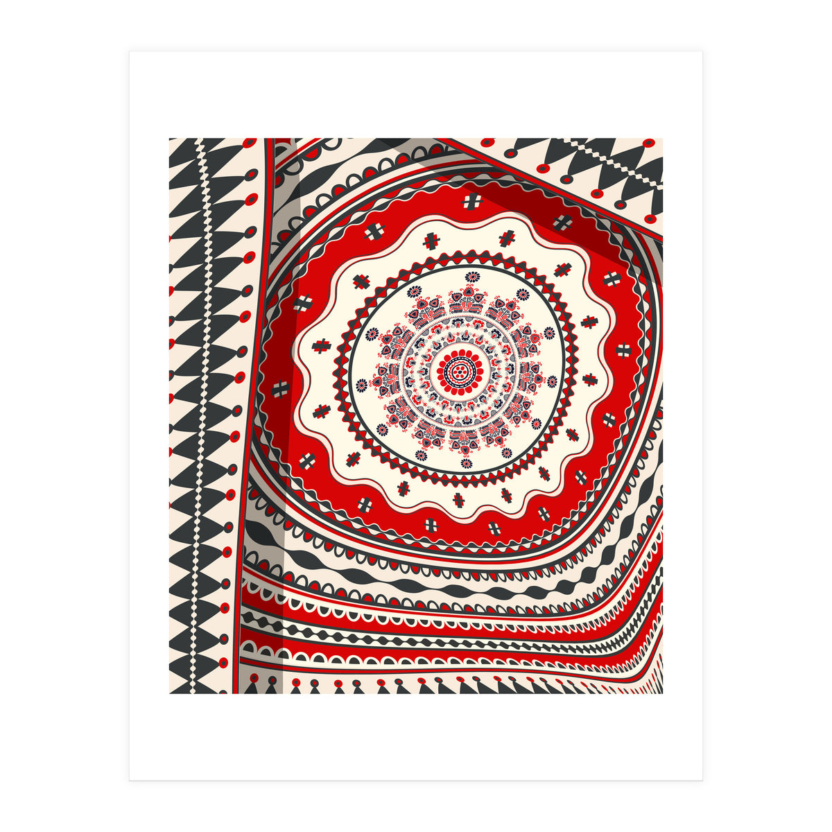 Romanian embroidery background 25 (Print Only)