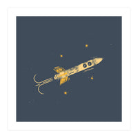 Rocket & Stars (Print Only)