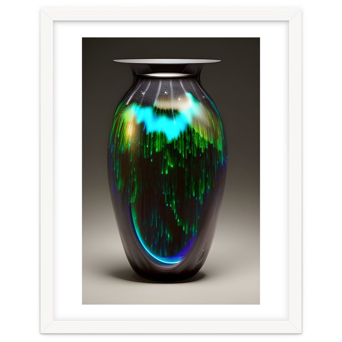 Antique Cosmic Vase Digital AI Art