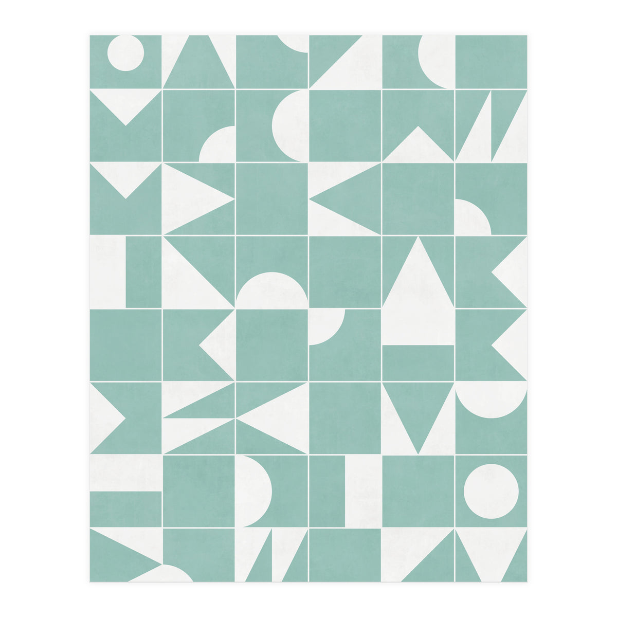 My Favorite Geometric Patterns No.16 - Light Blue (Print Only)