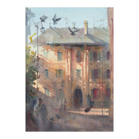 Sunny morning in Italy (Print Only)