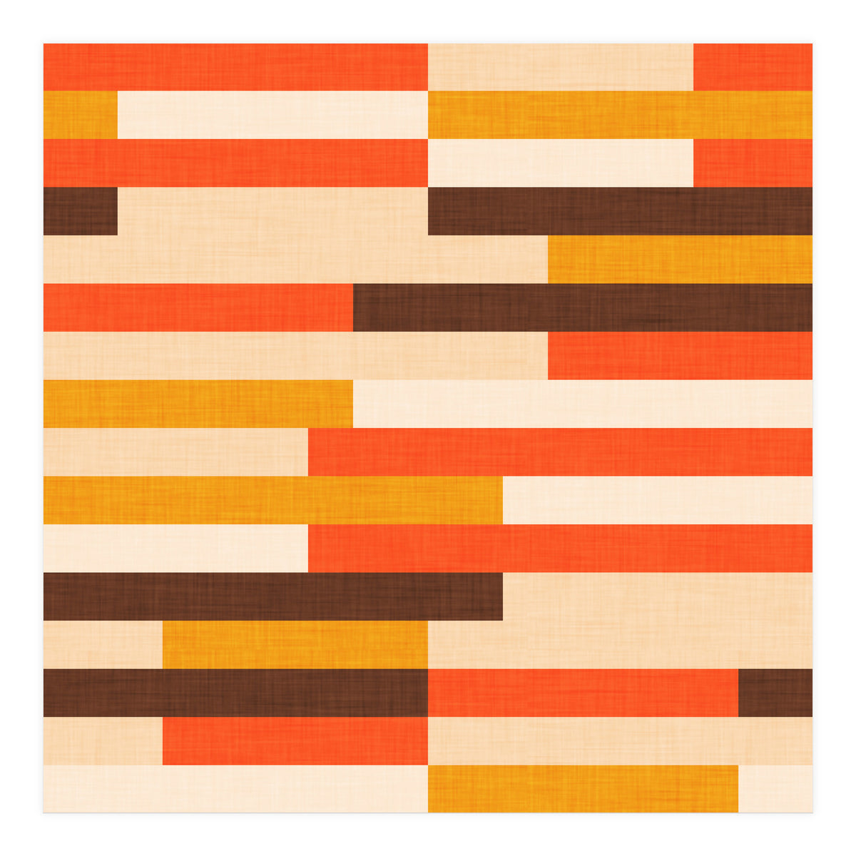 Classic Mid Mod Kilim Stripes  (Print Only)