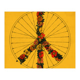 Peace And Bike Yellow (Print Only) thumbnail