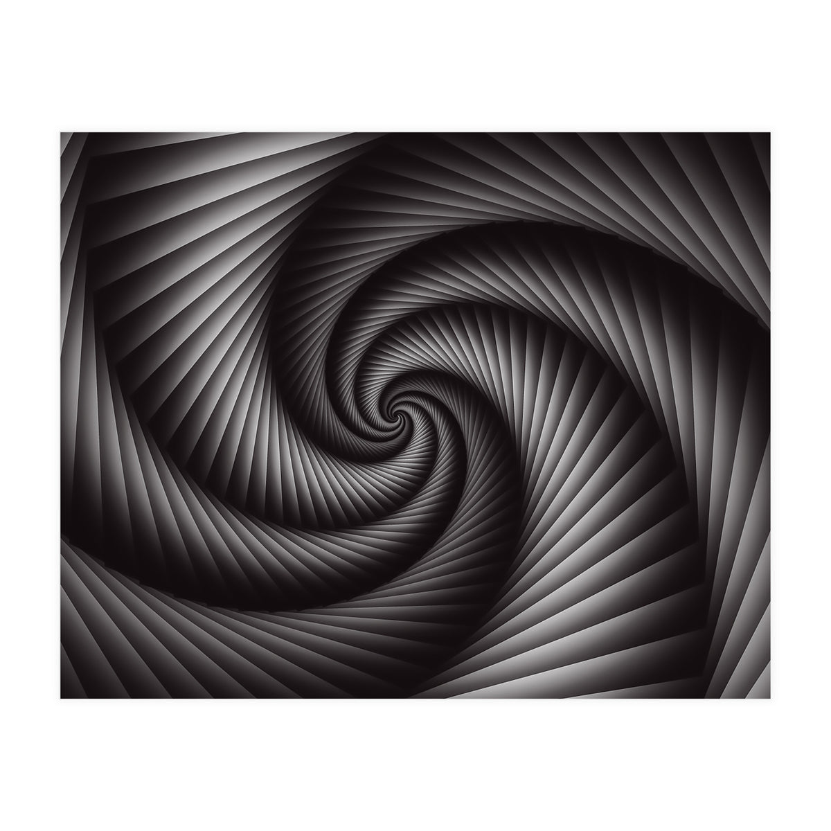3d Abstract Spiral  (Print Only)