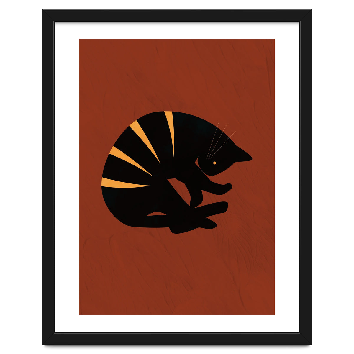 Black Cat Modern Terracotta