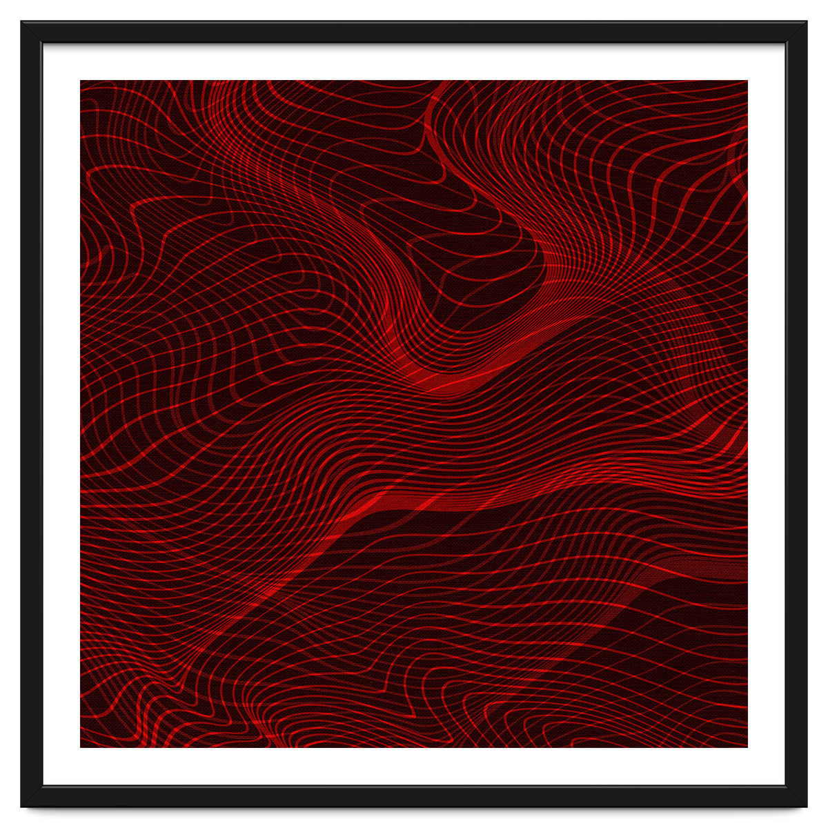 Waves Red