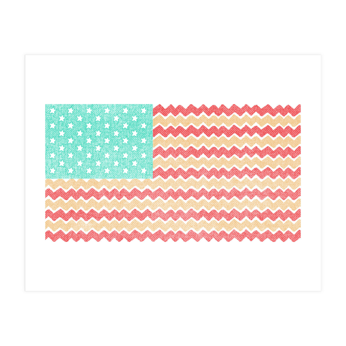 Zig Zag Flag (Print Only)