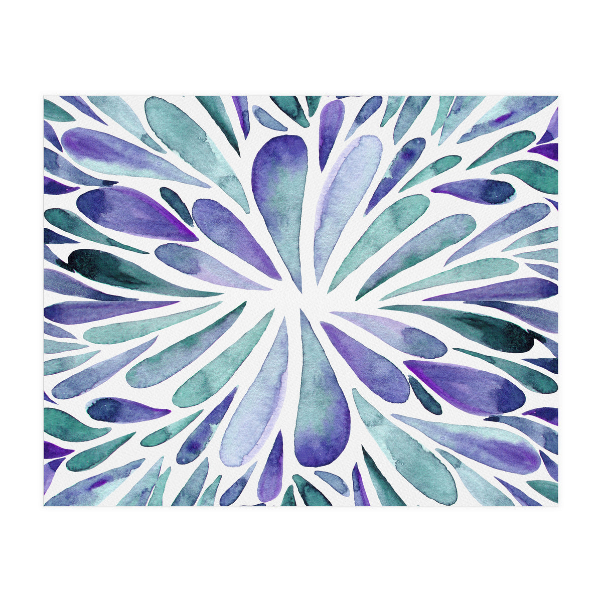 Retro abstract floral (Print Only)