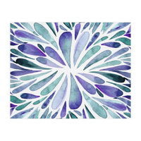 Retro abstract floral (Print Only)