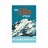 Ski Alta Utah vintage poster (Print Only) thumbnail