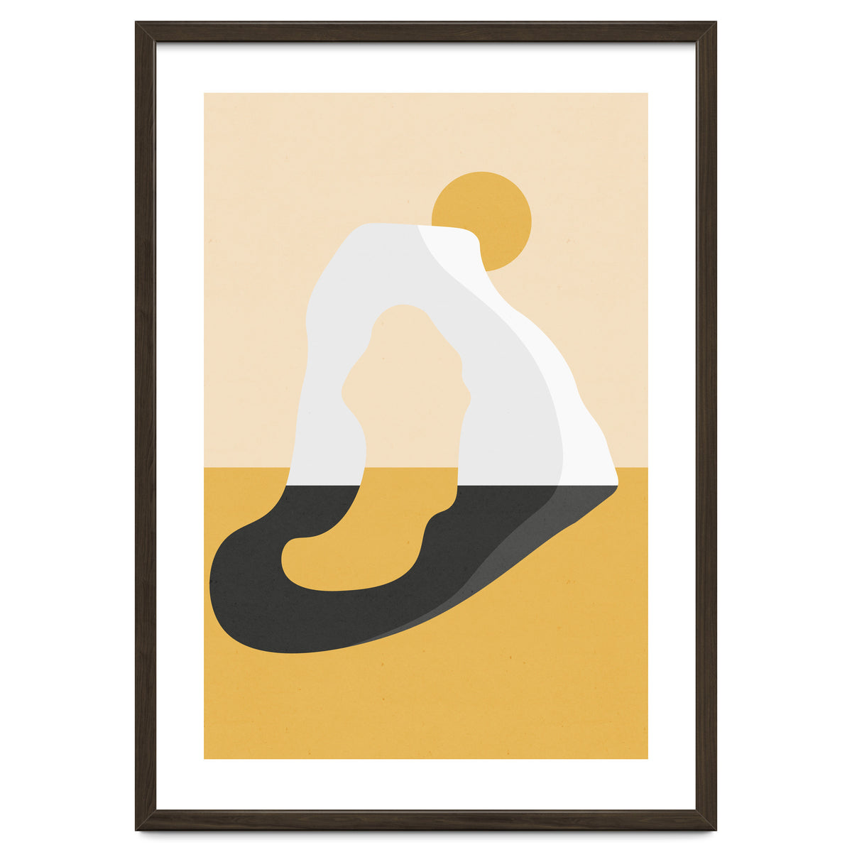 Abstract Arch - Golden Desert