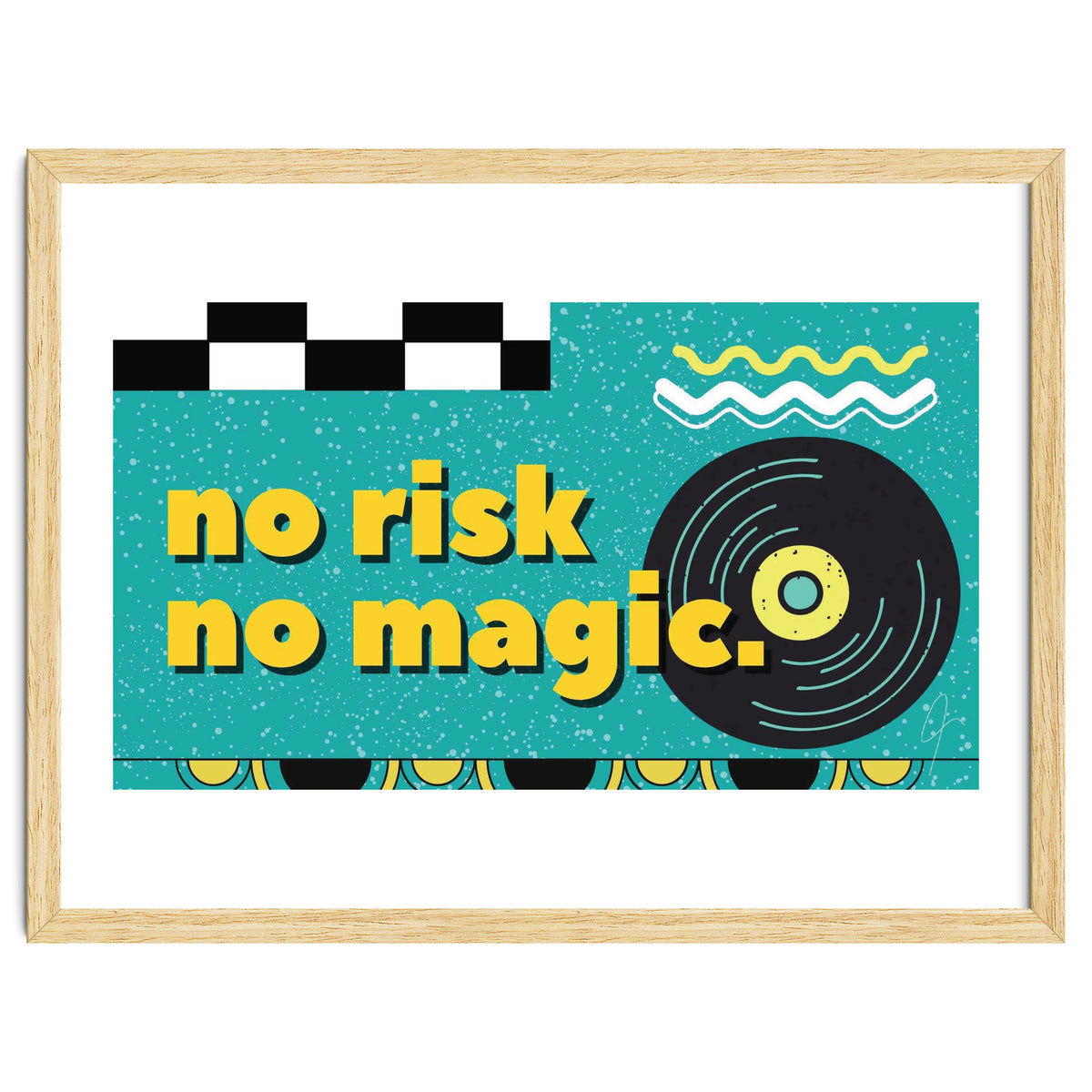 No Risk No Magic -Desktop Wallpaper