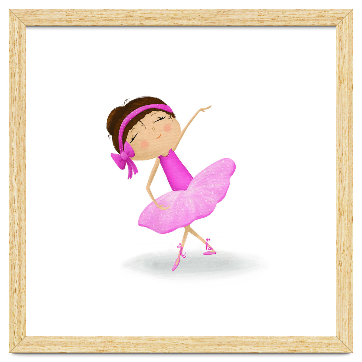 Adorable Ballerina Nursery Print
