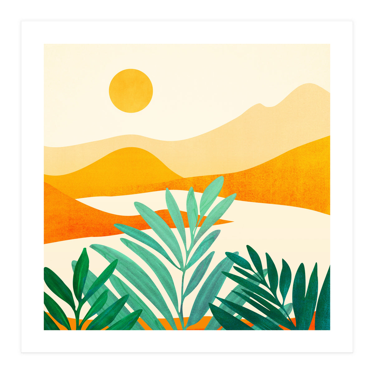 Golden Alpine Sunset (Print Only)