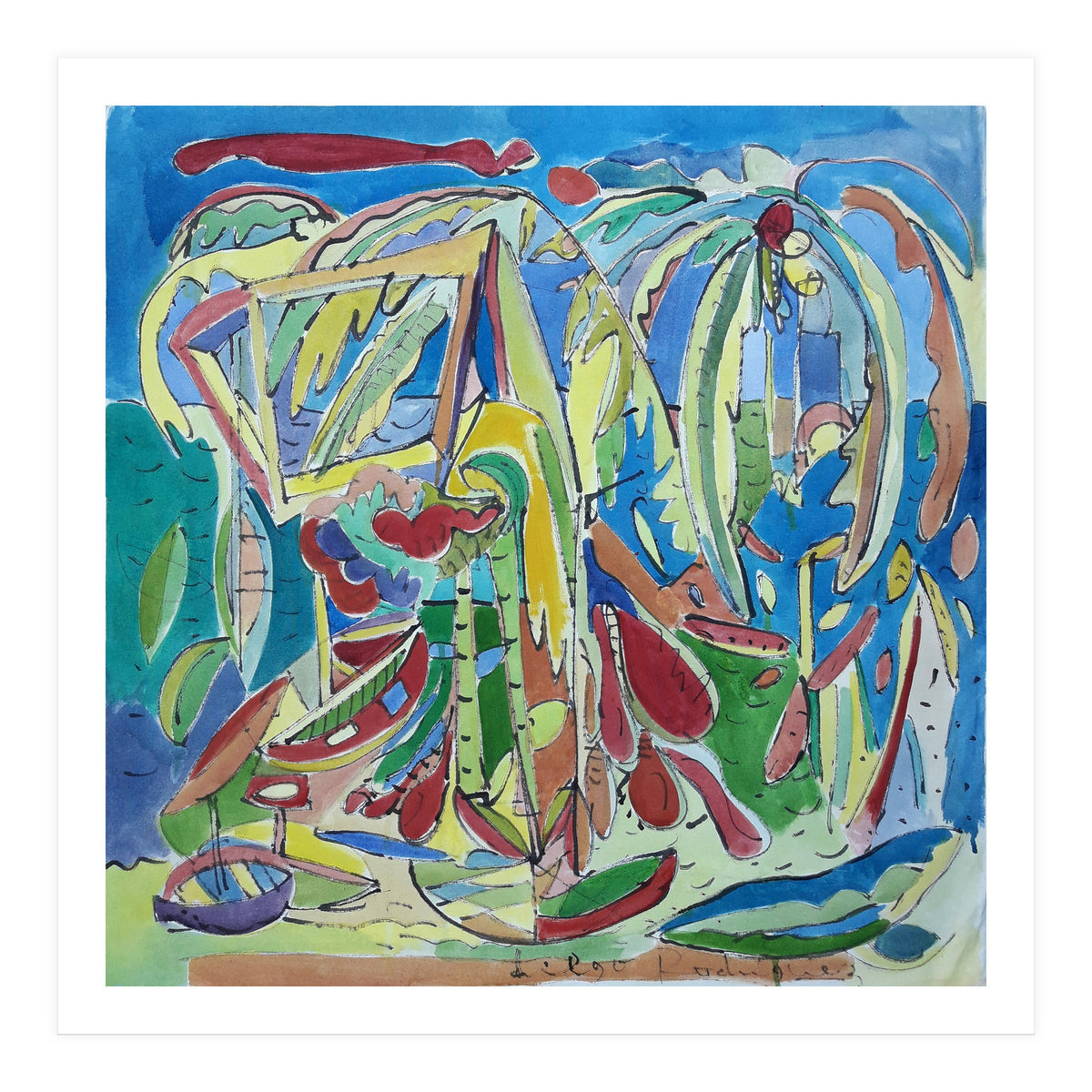 Isla Cubista (Print Only)