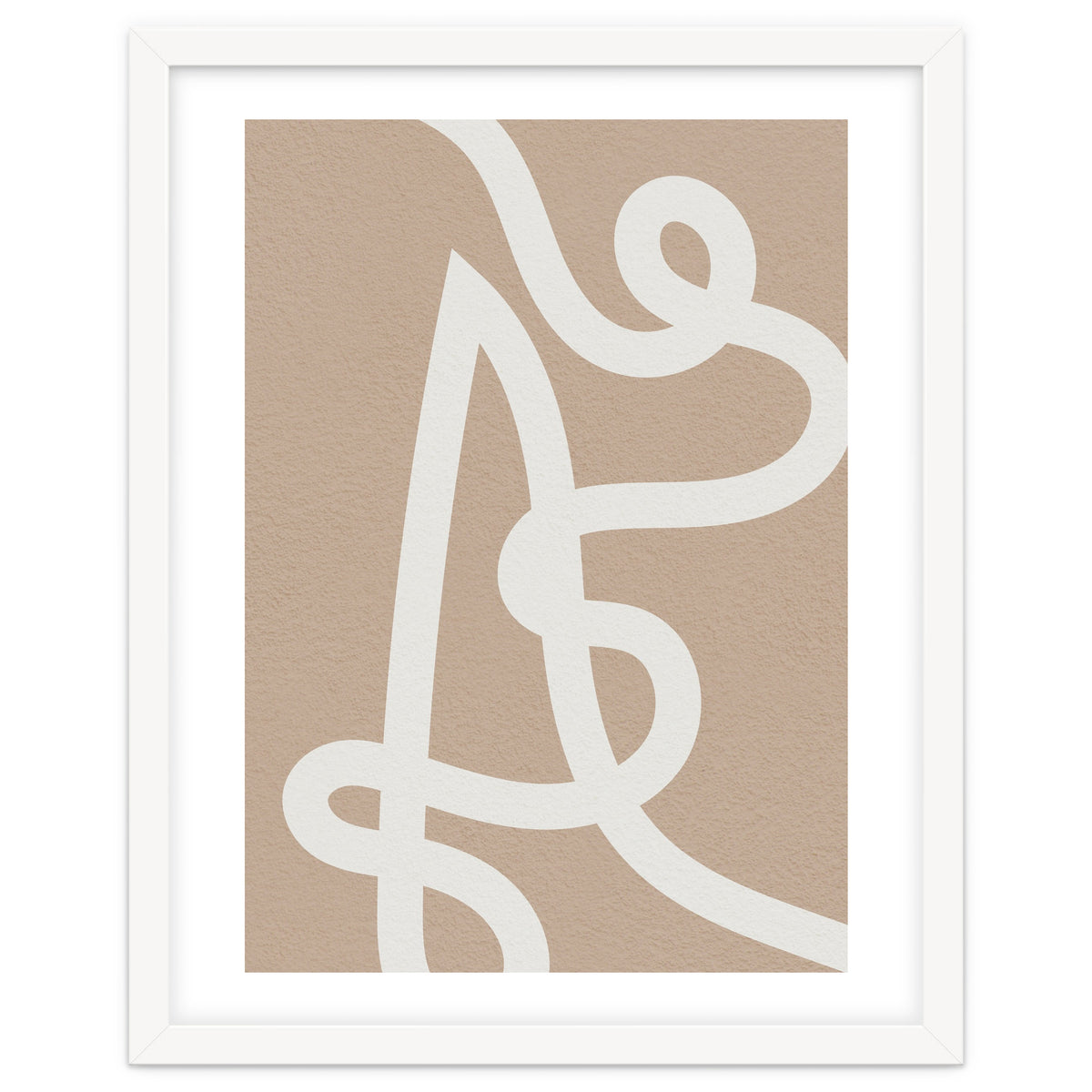 Abstract Minimal Line Art