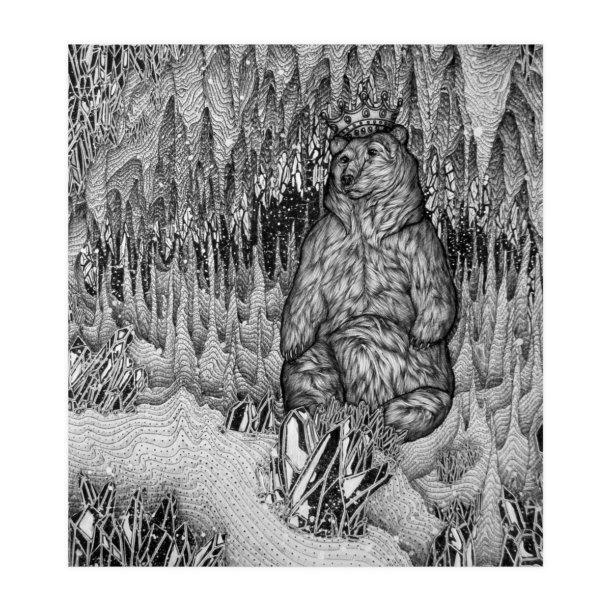 Cave Of The Bear King (Print Only)