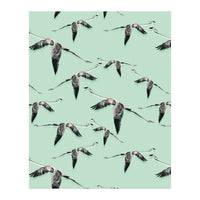 Flight of flamingos (Print Only)