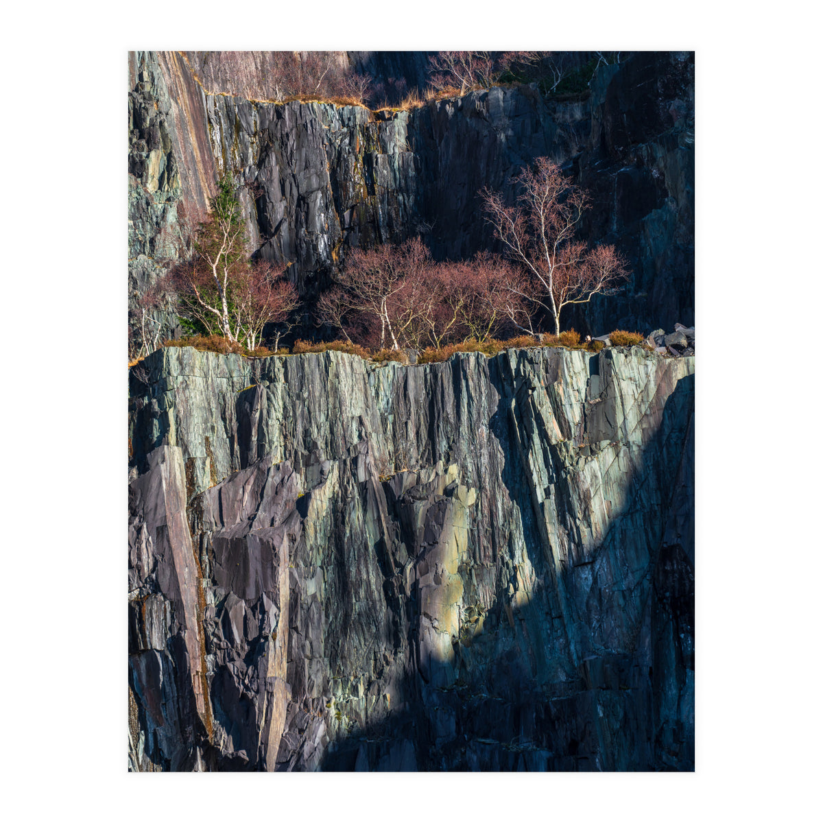 Dinorwic slate quarries in Llanberis, Wales, 1. (Print Only)
