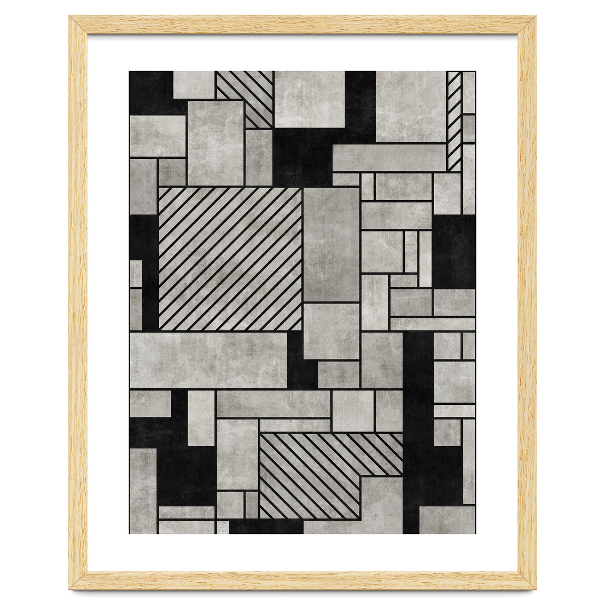 Random Concrete Pattern