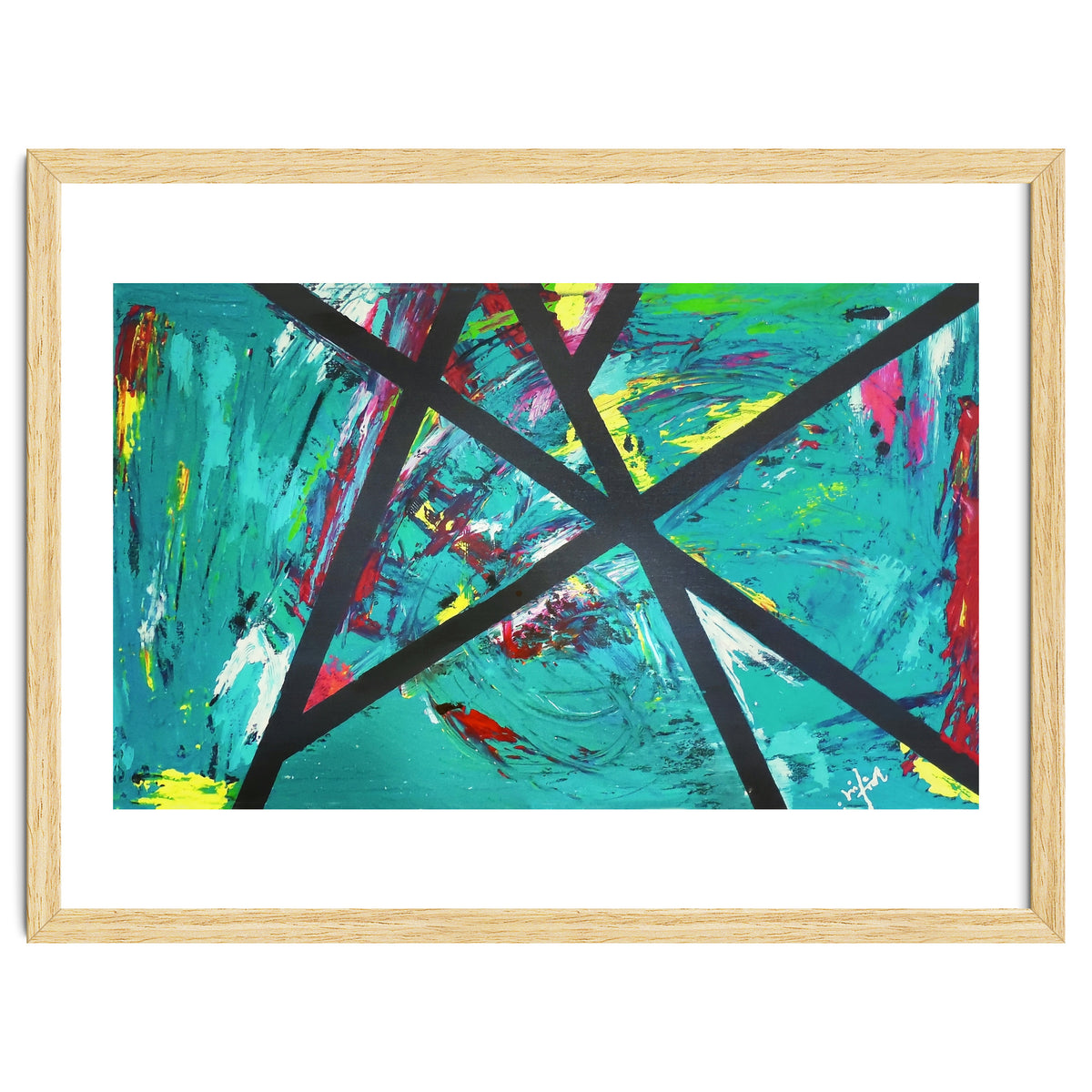 Struggle - Abstract On Canvas