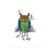 The Owl And The Cat (Print Only) thumbnail