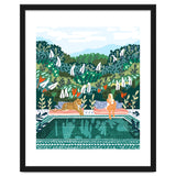 Chilling by the pool with my leopard Tropical Jungle Nature Wildlife Bohemian Morocco Travel thumbnail