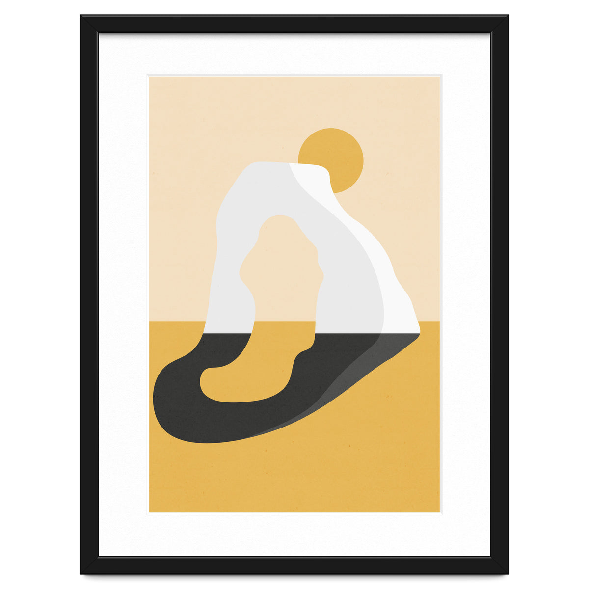 Abstract Arch - Golden Desert