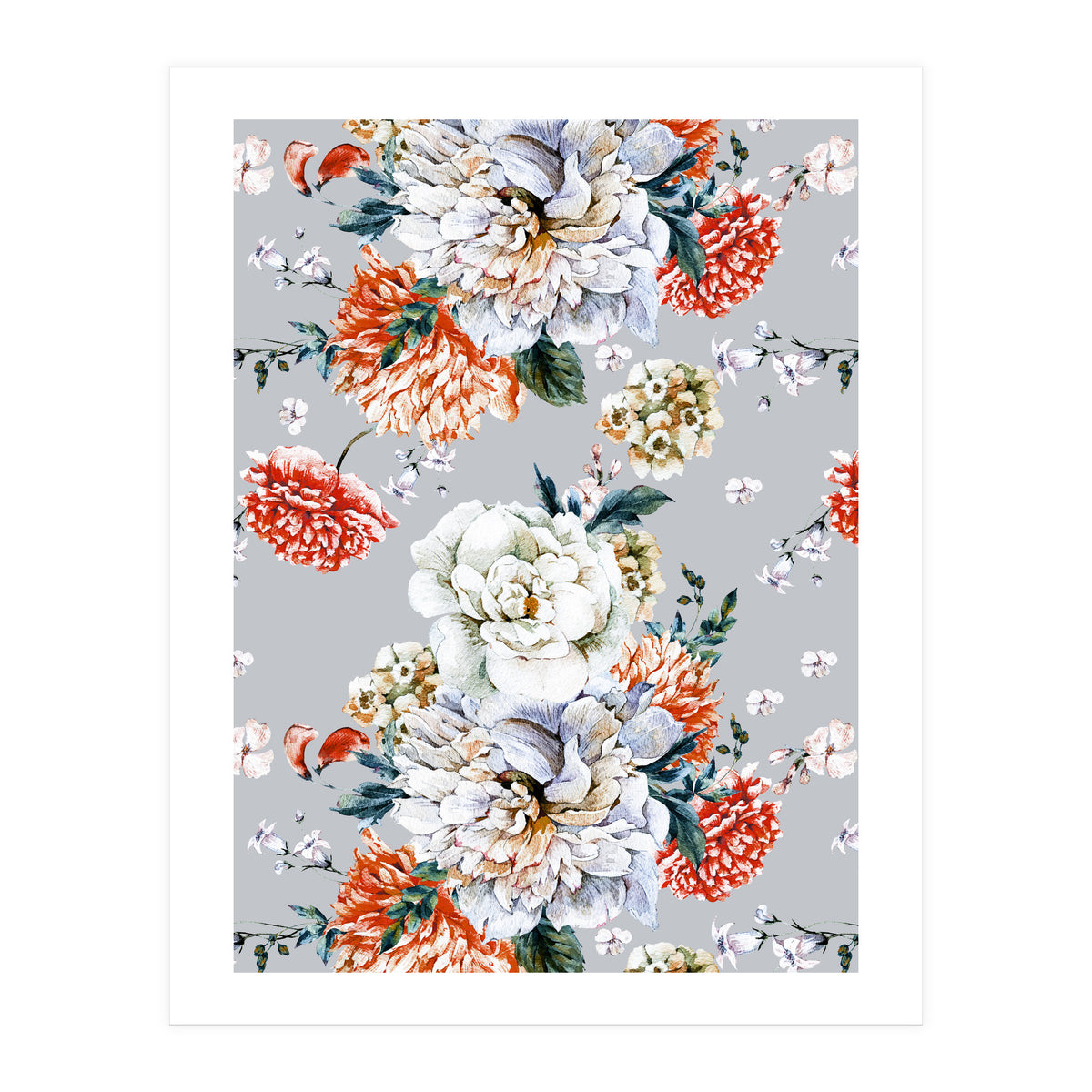 Blooming Flowers II (Print Only)