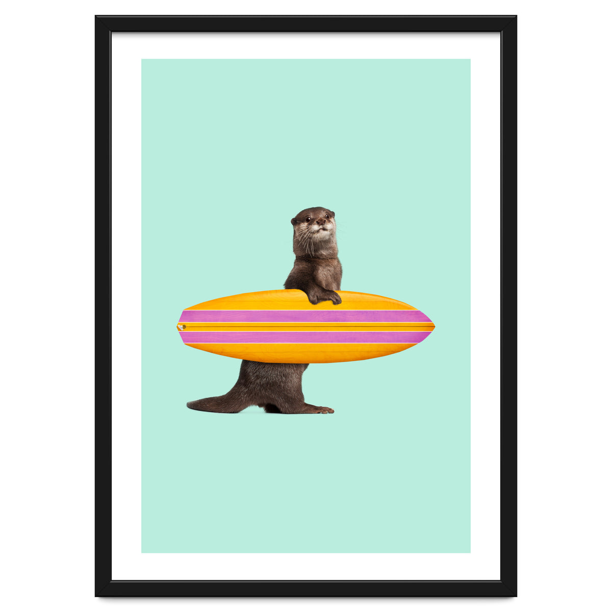 Surfing Otter