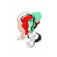 Colorful woman (Print Only)