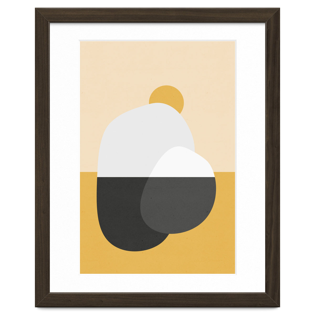 Abstract Boulders - Golden Desert