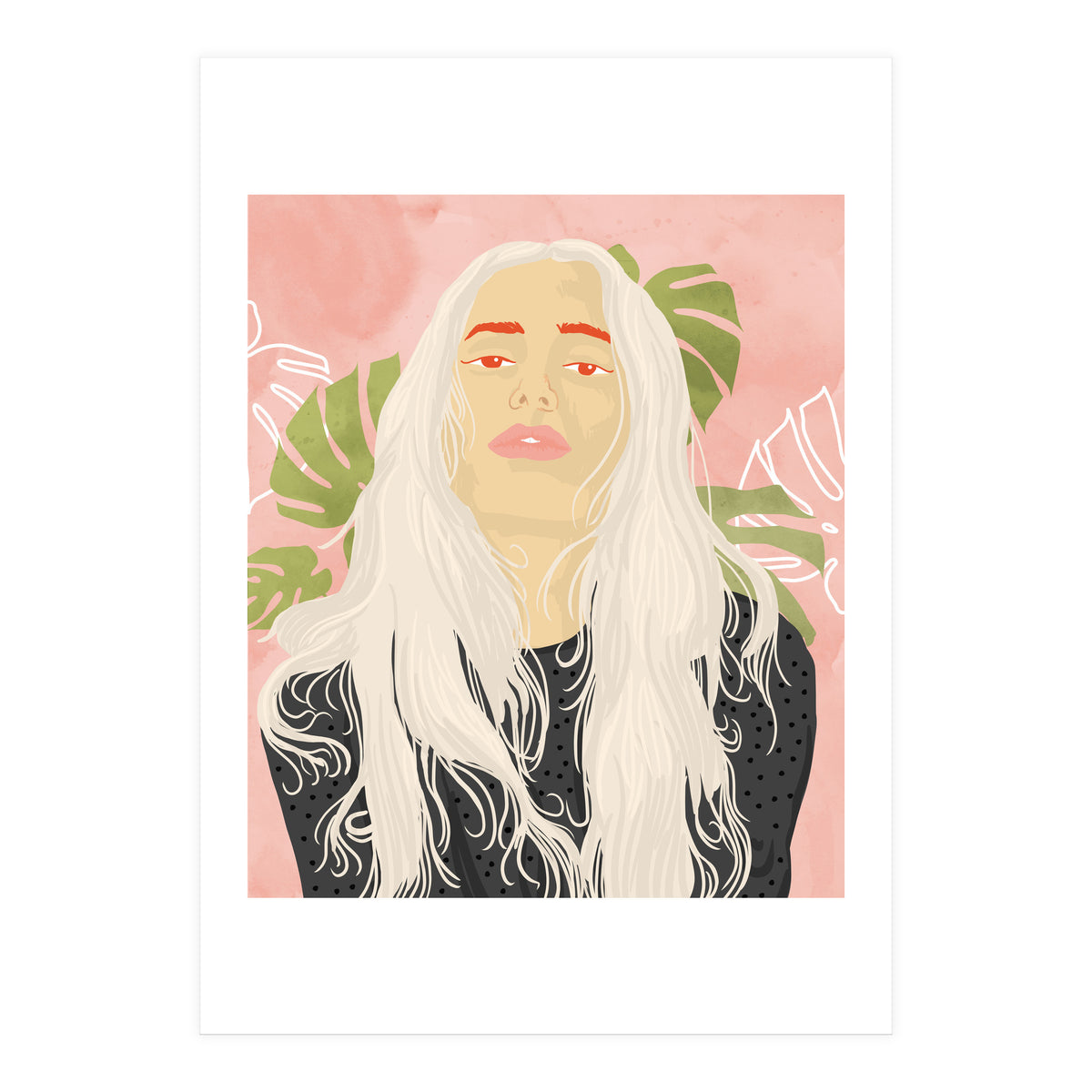 Tropical Fashionista (Print Only)