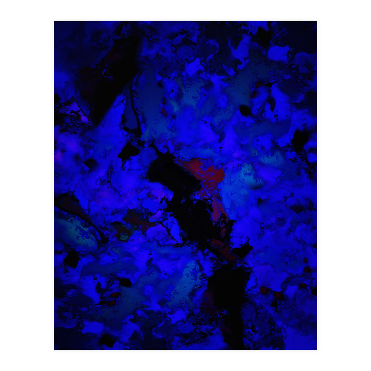 A Dark Blue Crash (Print Only)