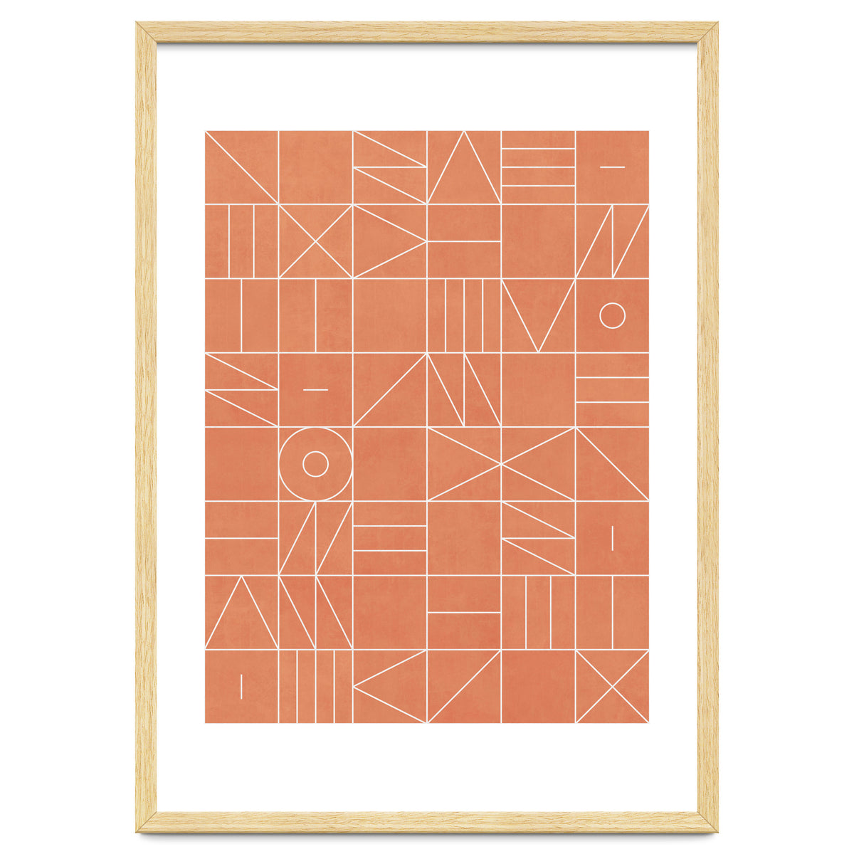 My Favorite Geometric Patterns No.5 - Coral