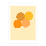 Orange circles abstract (Print Only) thumbnail