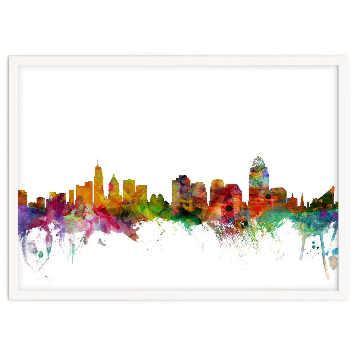 Cincinnati Ohio Skyline