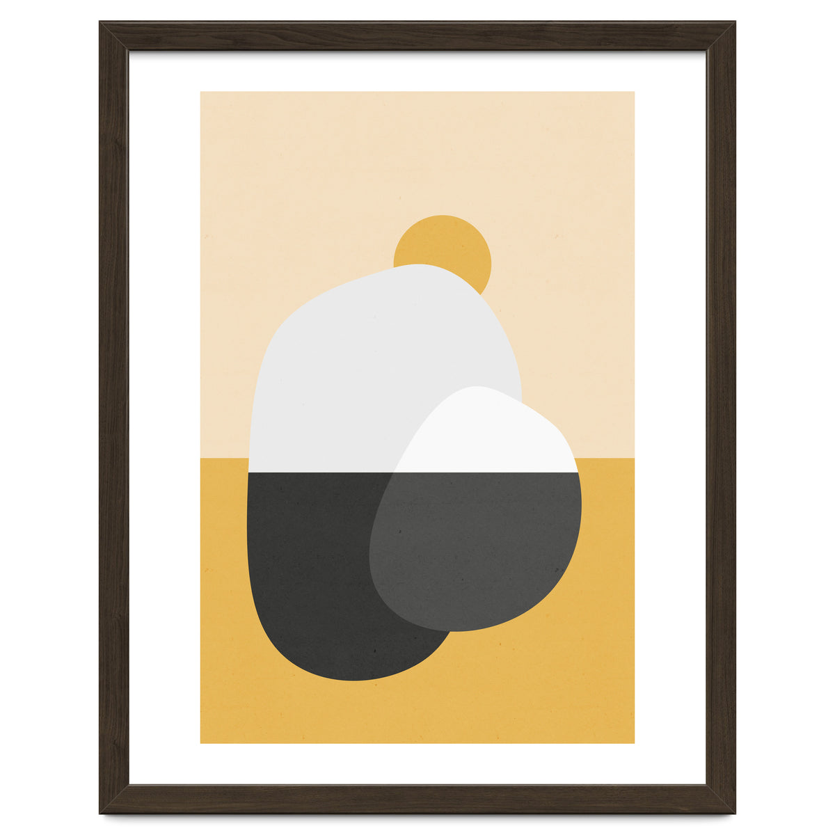 Abstract Boulders - Golden Desert