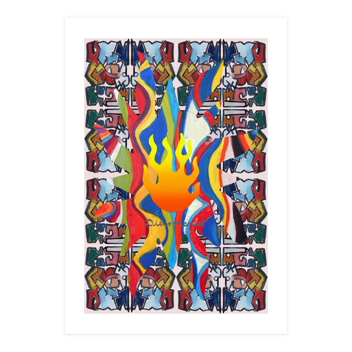 Fuego Y Graffiti 46 (Print Only)