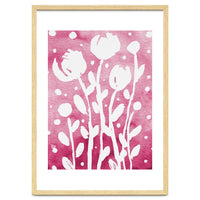 Abstract Flowers Pink