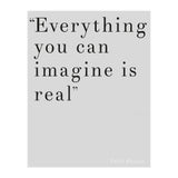 Everything You Can Imagine By Picasso, Grey (Print Only) thumbnail