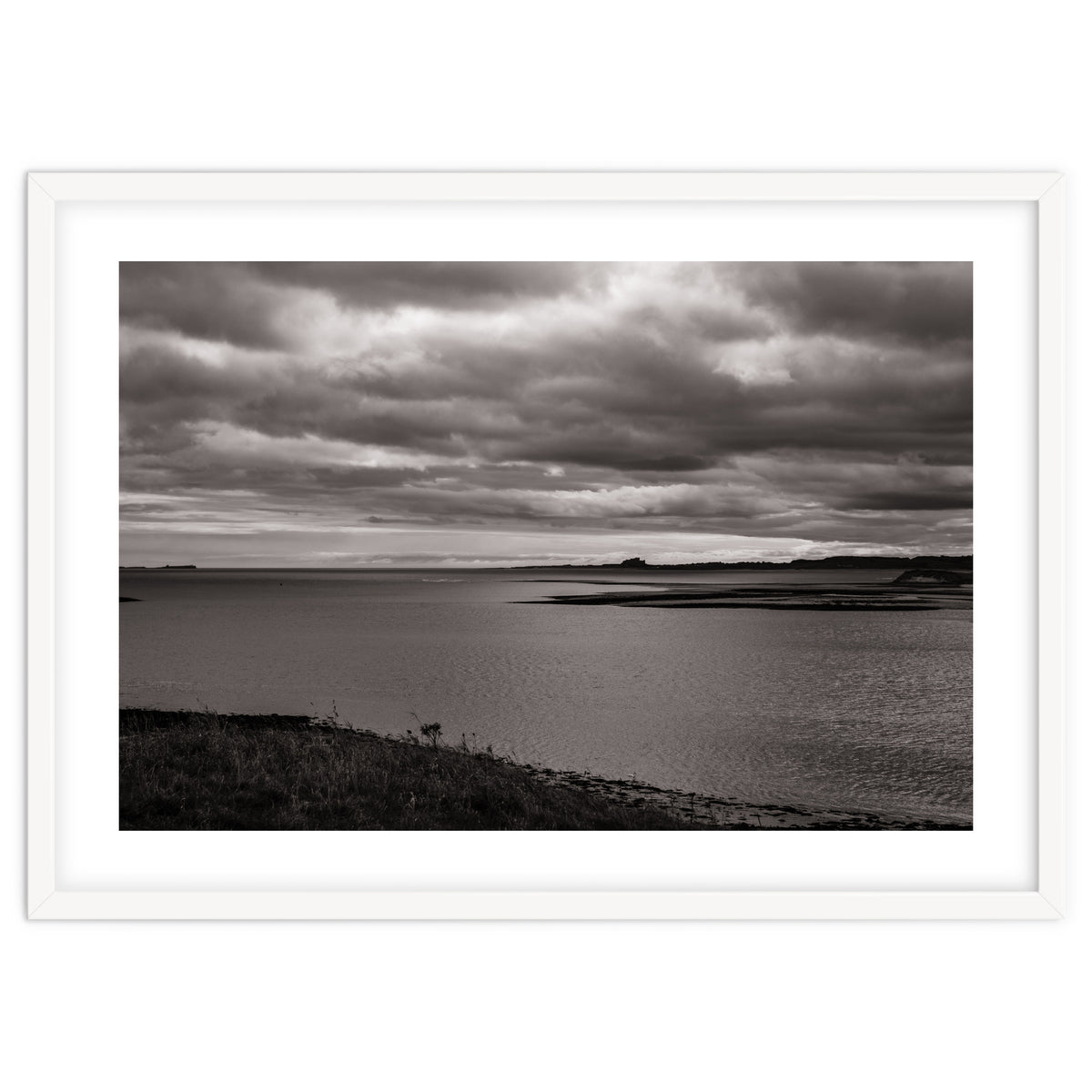 Bamburgh Castle from Holy Island